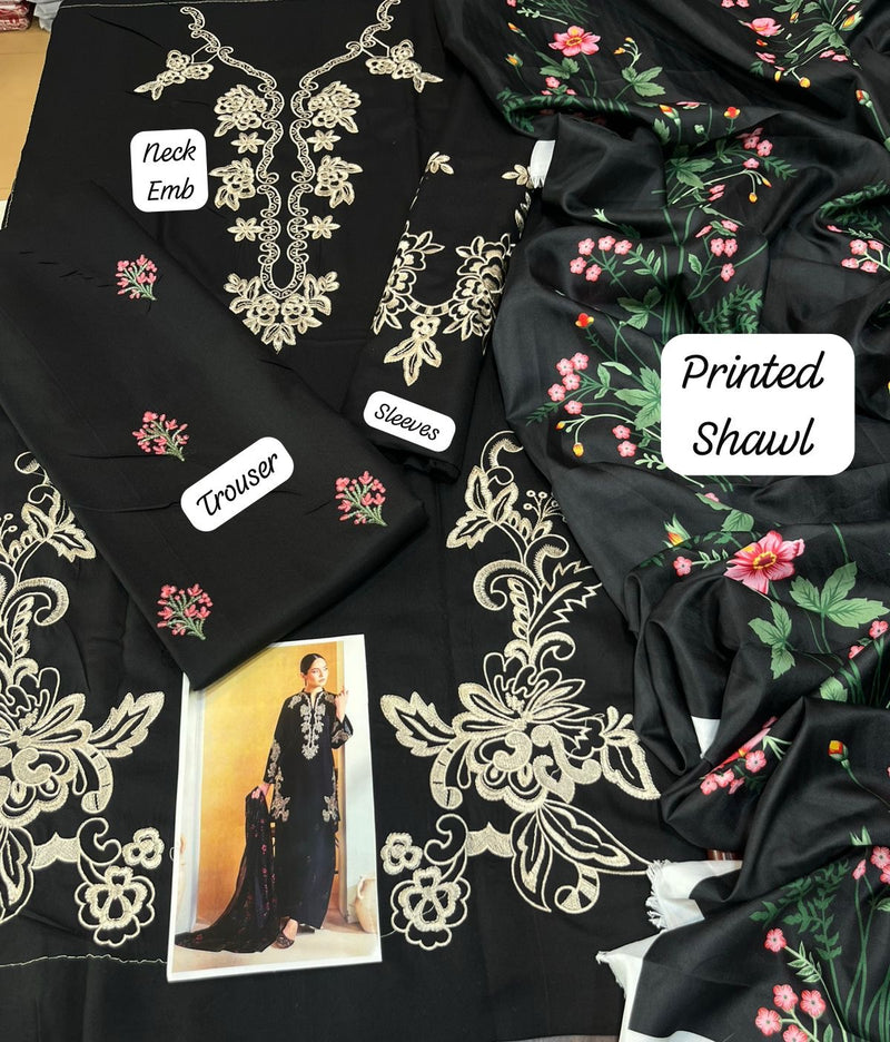 3 Piece Embroidery Winter Hit Code