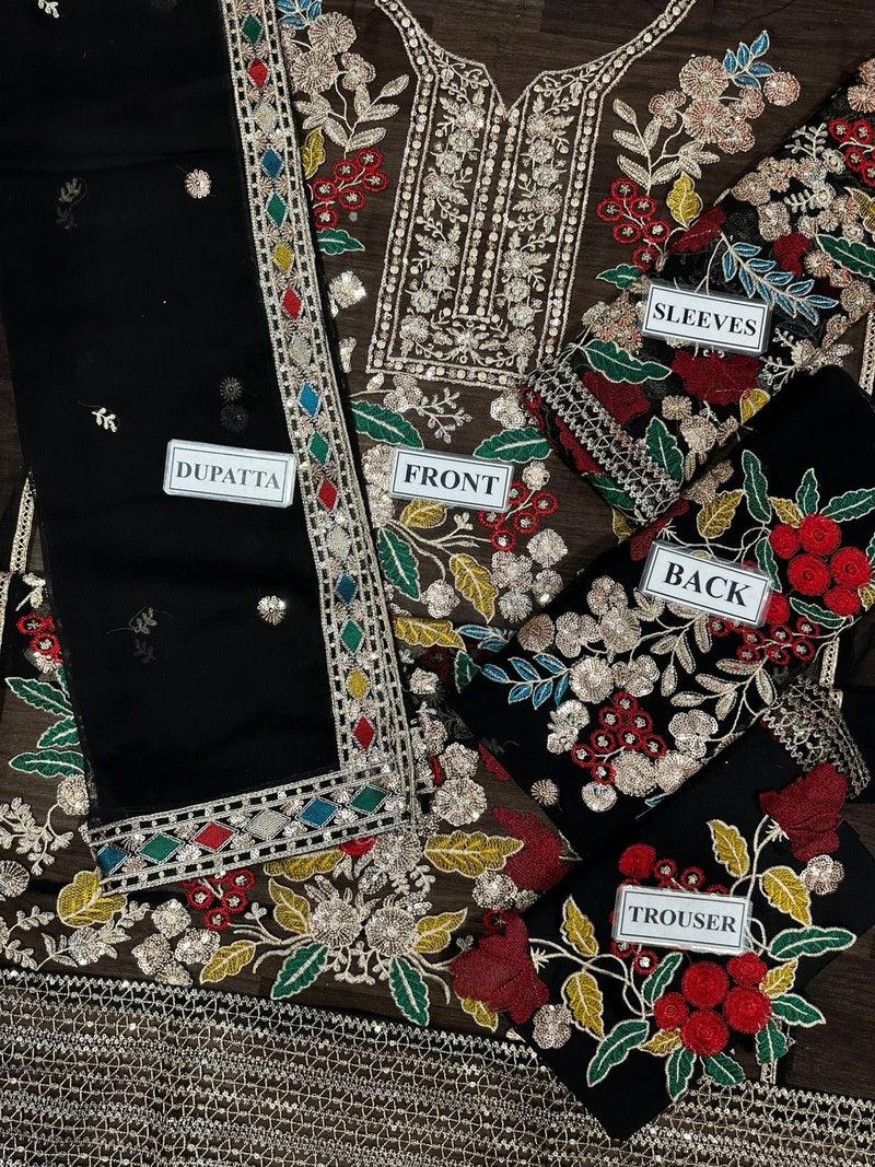 3 Piece Embroidery Hit Code By Hania Amir